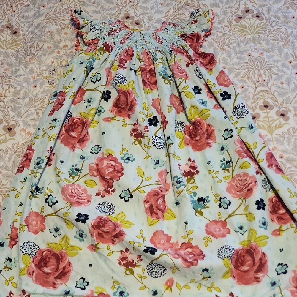 True Girl's Smocked Dress Spring/Easter